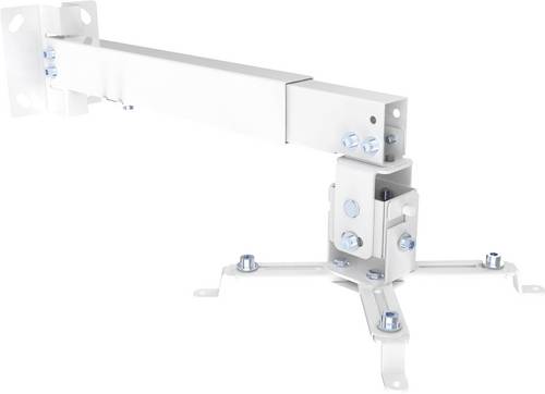 Equip Beamer-Deckenhalterung Deckenhalter, Höhenverstellbar, Ausziehbar, Neigbar, Schwenkbar Weiß