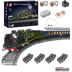 Mould King Remote Control Orient Express SNCF 231 Dampflokomotive 12025S