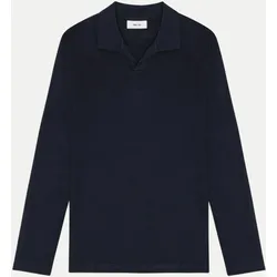 Langarmpolo Paul Blau L
