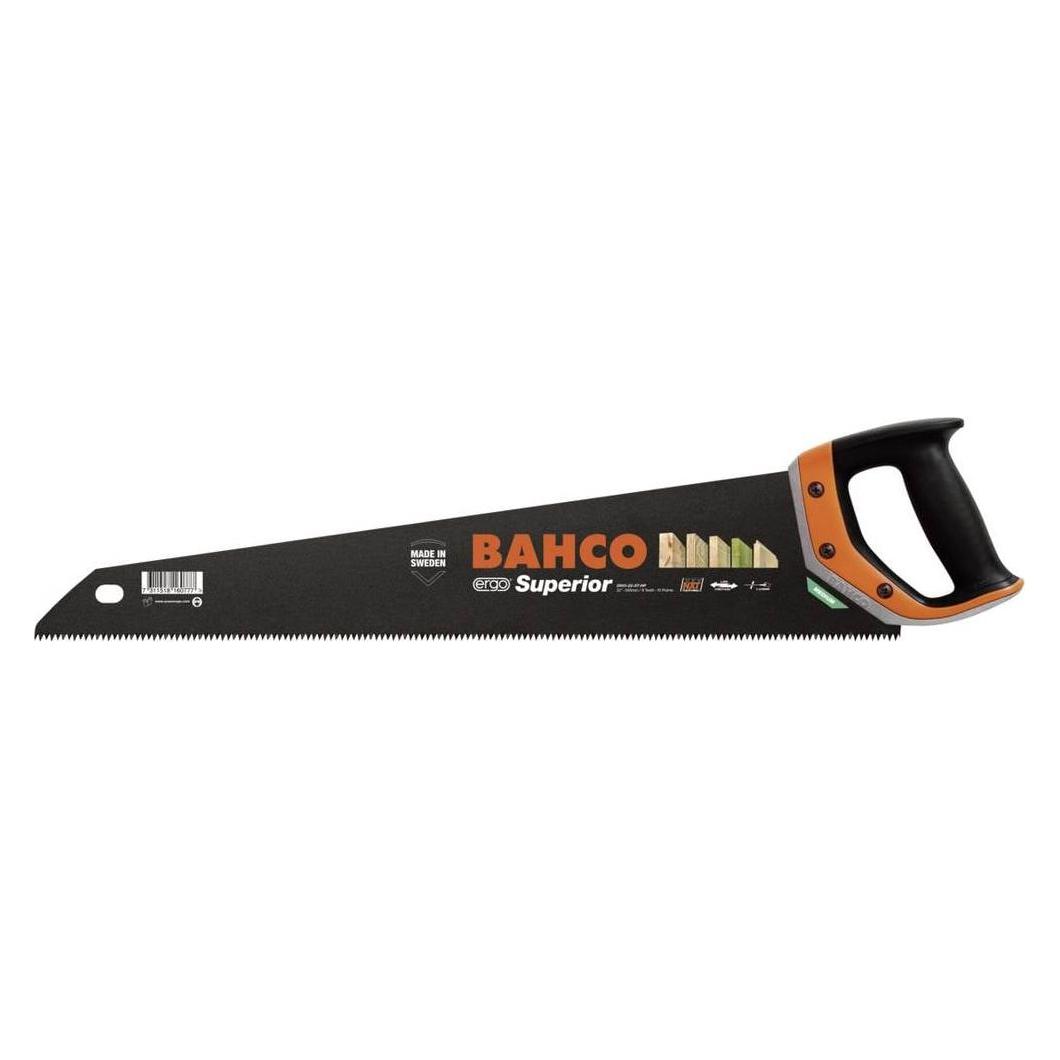 Bahco ERGO Superior Fuchsschwanz für mittelgrobe Materialien 9/10 ZpZ 22" (2600-22-XT-HP)