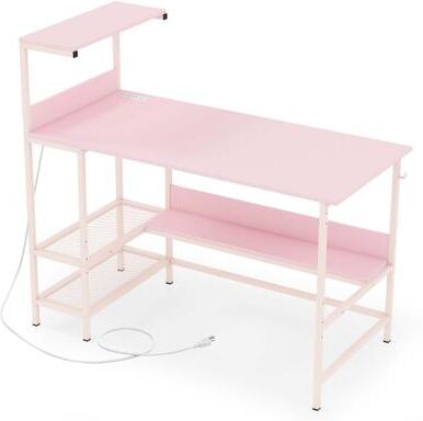 "48"" Home Office Desk Computer Desk with Reversible Gaming Desk Design"