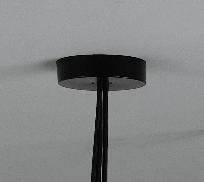 Flos Vielfach Rosette für Aim / Aim Small Pendelleuchten (schwarz) schwarz