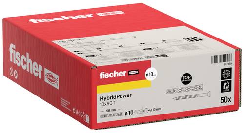 Fischer 577365 Senkkopfschraube 90mm TX Kunststoff, Stahl 50St.