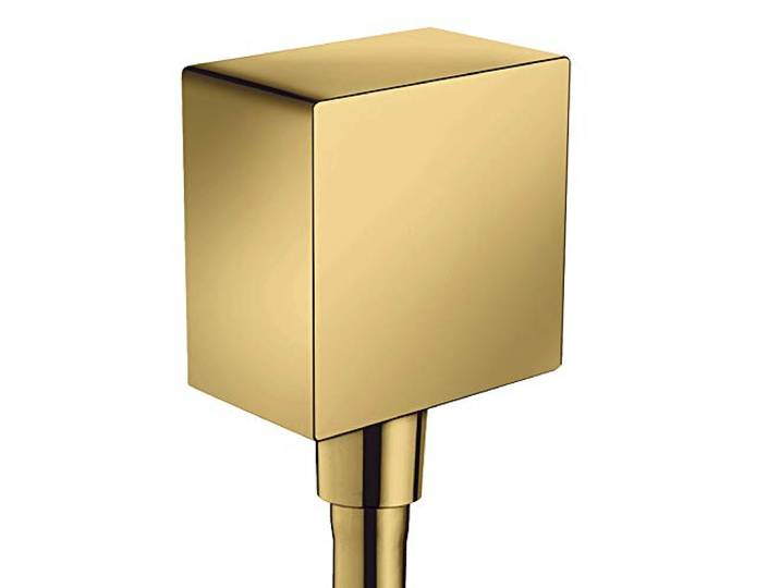 hansgrohe FixFit Coude de raccordement Square\, aspect doré poli\, 26455990