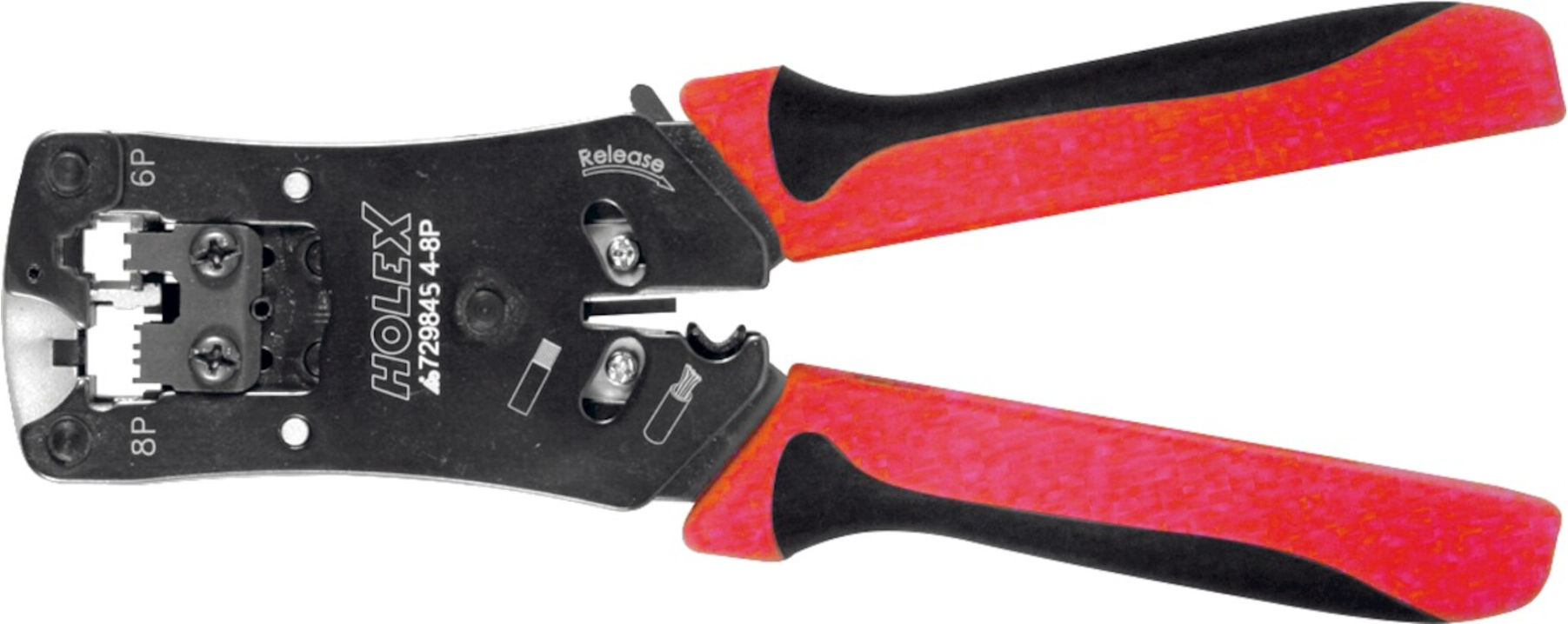 HOLEX Presszange für Telefonstecker 4-8P (729845 4-8P)