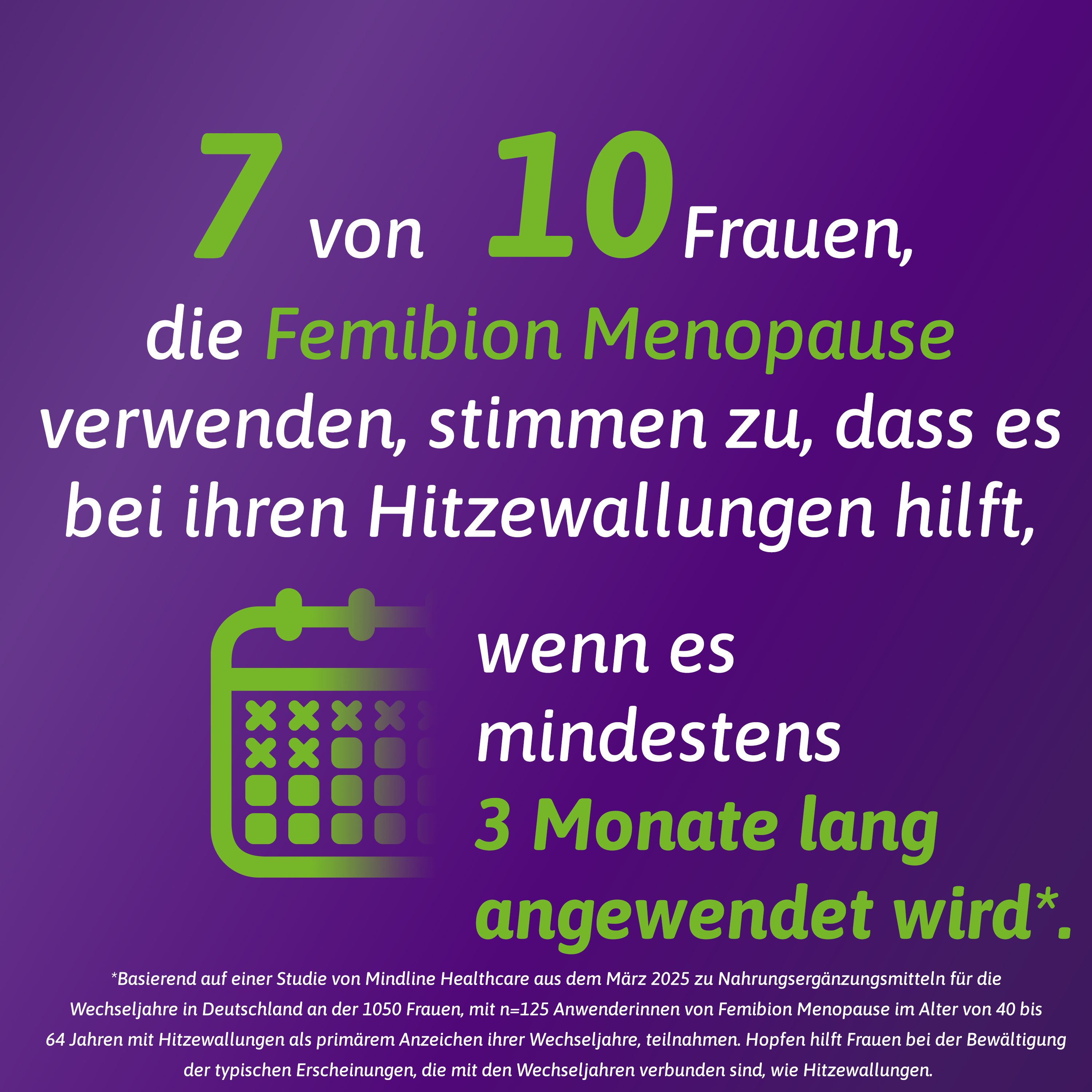 Femibion Menopause Hitzewallungen Tabletten 90 St