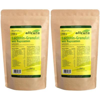 Lecithin Granulat aus Rapssamen 2x 2x250 g