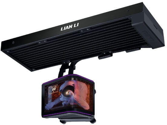 Lian-Li HydroShift II OLED Curved 360 Fanless AiO-Wasserk&uuml;hlung,...