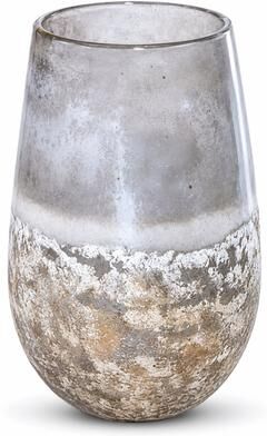 Aria Home Coastal Art Glass Vase Decorative Modern Accent Decor