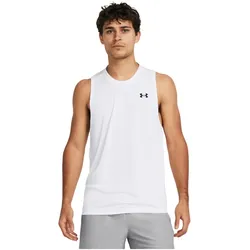 UNDER ARMOUR Tech Tanktop Herren 100 - white/black XS