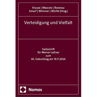 Verteidigung und Vielfalt, Gebundene Ausgabe von , Nomos, 978-3-7560-2446-9