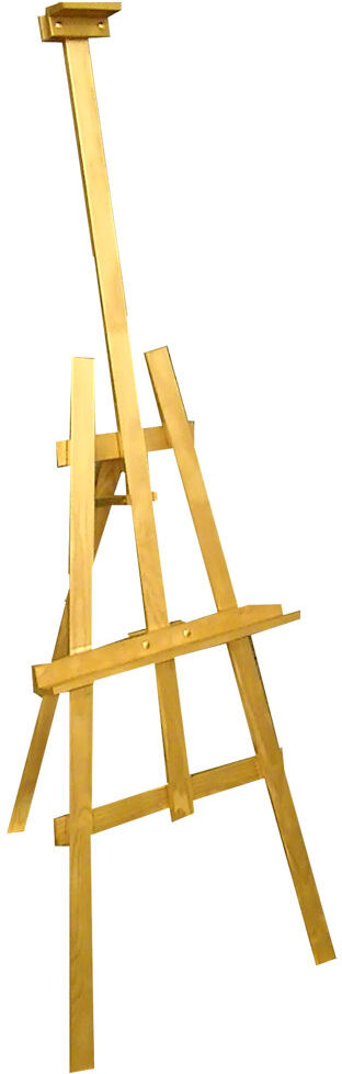 Ebern Designs Gargi Folding Easel Gold 180'Hx51'Wx45'D