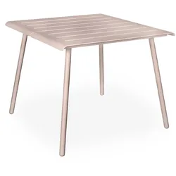 Vapio Outdoortisch Aluminium 90x90x74 cm Marone