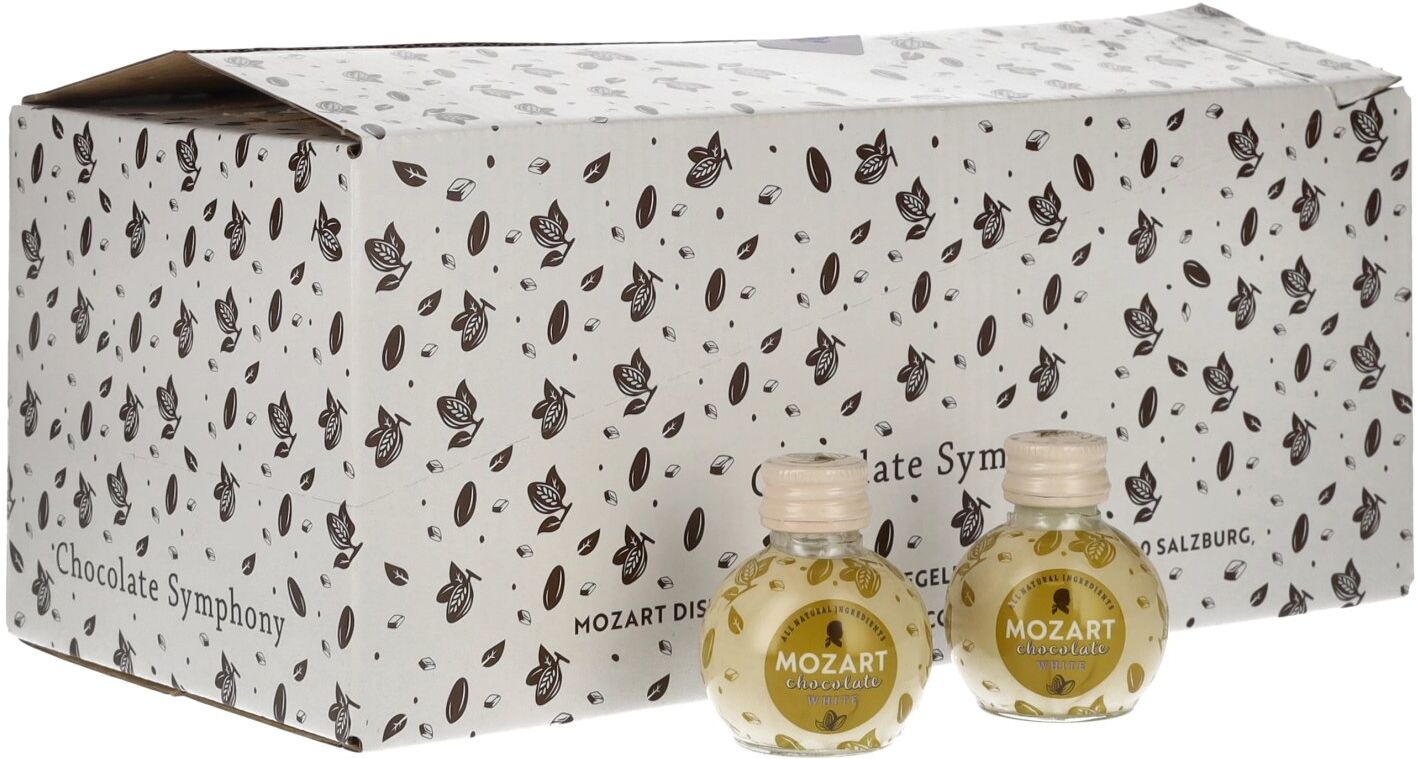 Mozart Liköre Mozart Chocolate White Sahnelikör 15% Vol. 36x0,02l