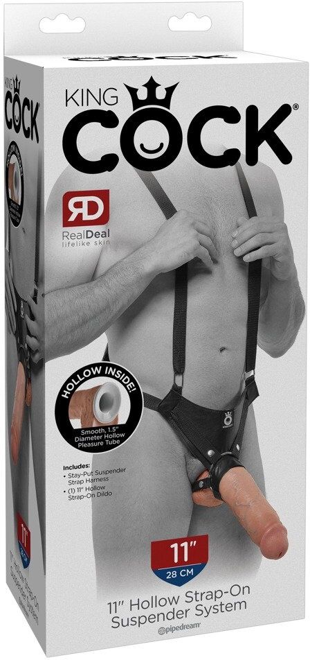 King Cock Gode Creux Suspension - 25 cm