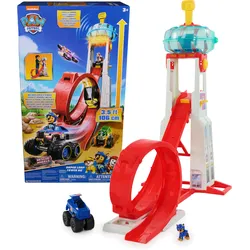 PAW Patrol Rescue Wheels - Superloop Tower, extragroßer Tower mit Startrampe und Looping, Licht- & Geräuscheffekten