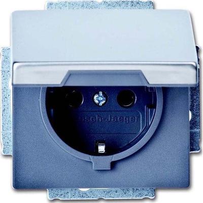 Busch-Jaeger Steckdose,Klappdeckel 20 EUK-866 2CKA002018A1490