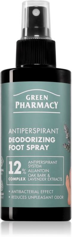 Green Pharmacy Foot Care Antiperspirant Deodorizing Foot Spray anti-transpirant pour les pieds 150 ml