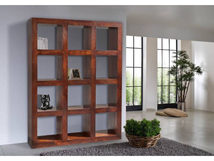 Raumteiler Akazie 138x36x184 nougat lackiert OXFORD #430