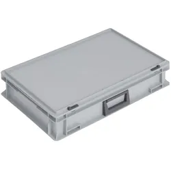 Lockweiler, Werkzeugkoffer, Kunststoffkoffer L600xB400xH133 mm PP 1 Griff Schiebeverschluss grau 24 l
