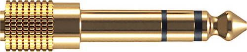 Oehlbach D1C35021 i-Jack AD 35/63 Klinke Audio Adapter [1x Klinkenbuchse 3.5mm - 1x Klinkenstecker 6.3mm (stereo)] Gold