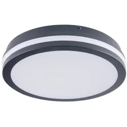 LED DECKENLEUCHTE BENO 24-30W CCT GRAPHIT RUND IP65