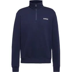 Napapijri B-Small Box Sweatshirt Herren | Gr. L | blau - blau