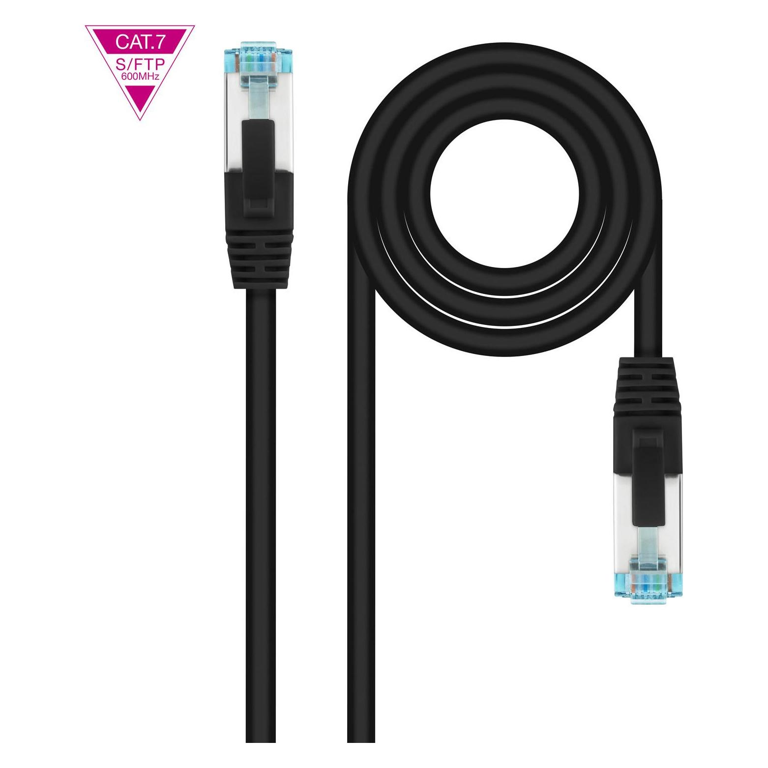 Nanocable 10.20.1700-BK (CAT7, 0.50 m) (10.20.1700-BK)