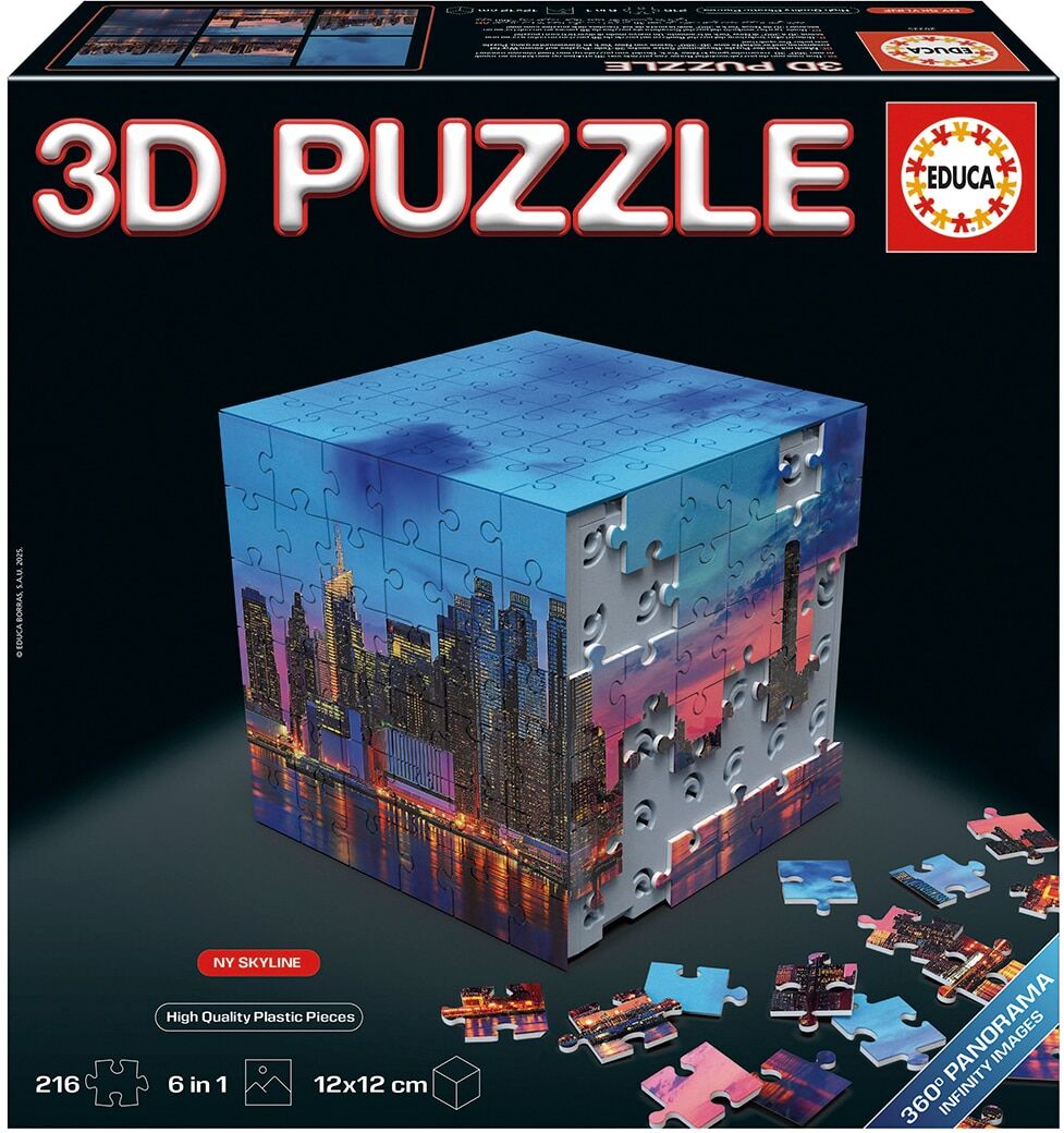 Educa Borrás Puzzle 3D NY Panorama Educa.