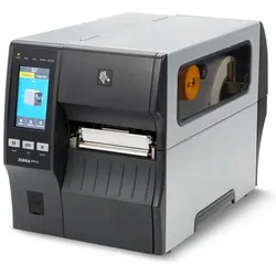 Zebra Thermodrucker ZT411 203 dpi mit Cutter (203 dpi), Etikettendrucker, Schwarz, Grau