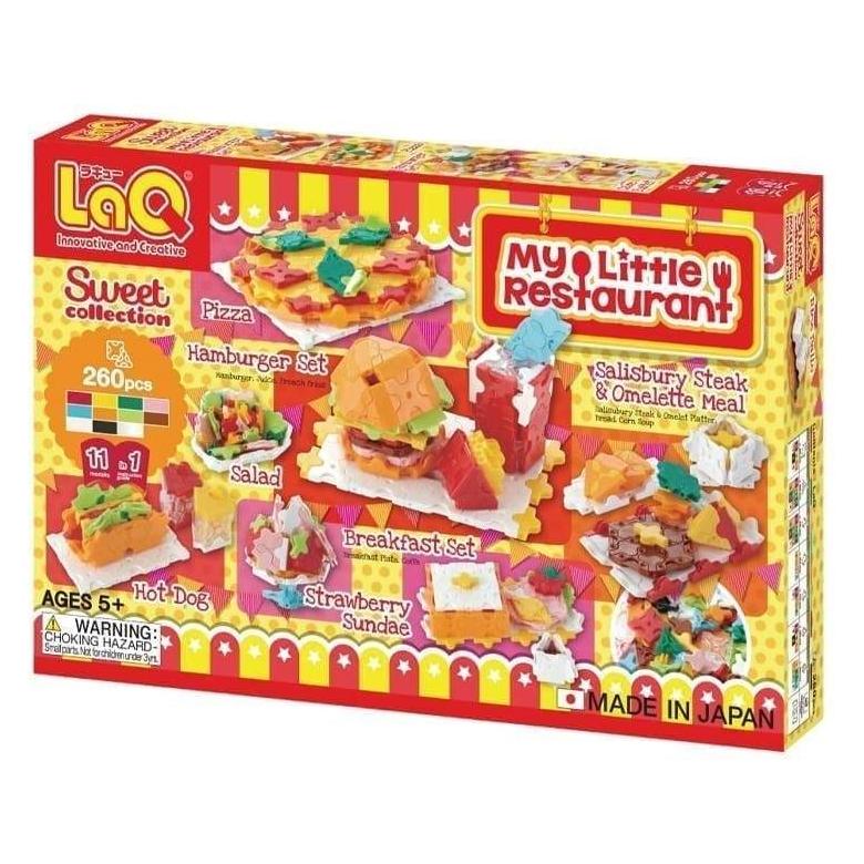 LaQ Japanischer Bildungskonstrukteur Sweet Collection My Little Restaurant - bis zu 11 Modelle kleiner R (L005229)