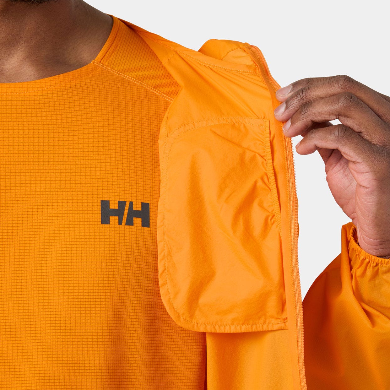 Helly Hansen Men's Trail Windbreaker Jacket - Yellow/Green - 2XL