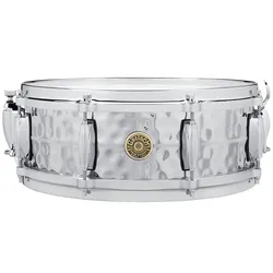 Gretsch USA Custom 14" x 5" Hammered Chrome over Brass - Snare Drum