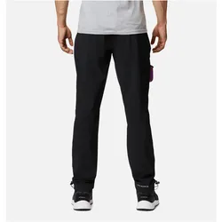 Columbia, Herren, Outdoorhose, hosen powder keg stretch cargo (54), Schwarz, Violett