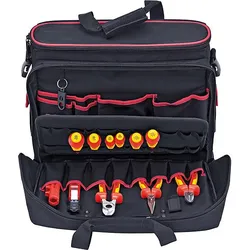KNIPEX Notebook-/ Werkzeugtasche schwarz, 11-teilig 00 21 10 V01
