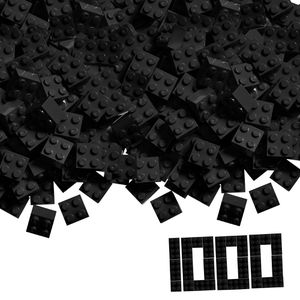 Simba-Blox 104114120 schwarze Bausteine, ab 4 Jahre, 1.000 Teile