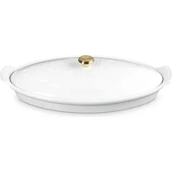 Le Creuset Fischbackform 34 cm, weiß