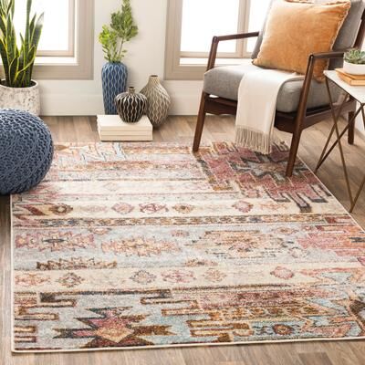 Livabliss Iver Southwestern Patchwork Area Rug