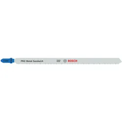 Bosch Professional Zubehör, Sägeblatt, PRO Metal Sandwich T718BF Stichsägeblatt, 180 mm, 5-tlg.