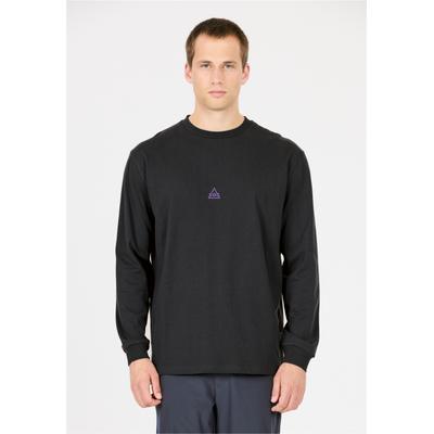 Sweatshirt SOS "Liftoff", Herren, Gr. S, schwarz (schwarz, beige), 100% Baumwolle, unifarben, normal, Rundhals, Sweatshirts Sweatshirt, im Basic-Design