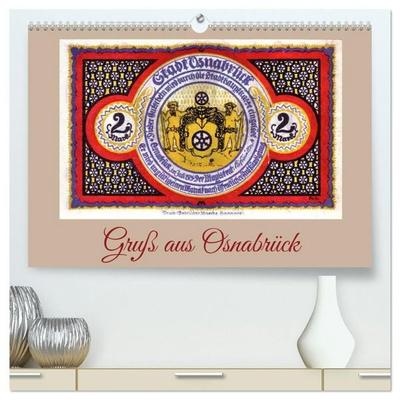 Gruß aus Osnabrück (hochwertiger Premium Wandkalender 2027 DIN A2 quer), Kunstdruck in Hochglanz