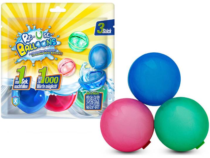 Xtrem Toys+Sports Xtrem Re-Use Balloons 6er-Set