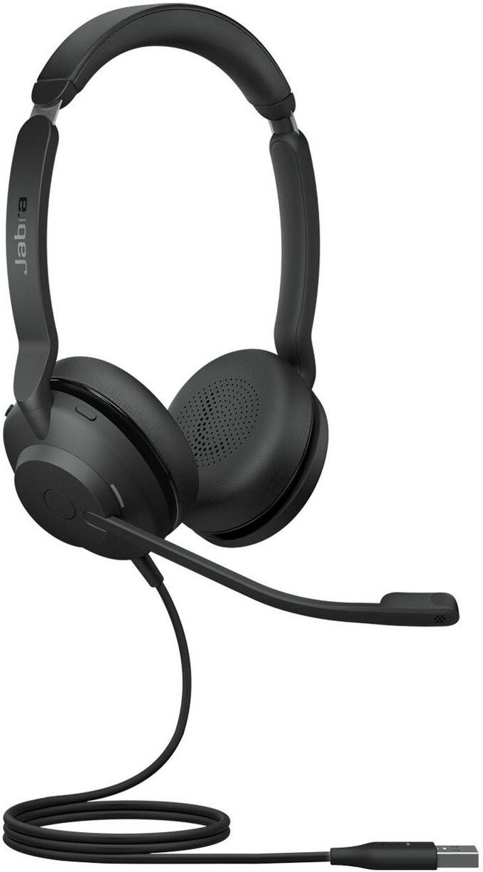 Jabra Evolve2 30 UC Stereo Wired Headset, USB-A - Black