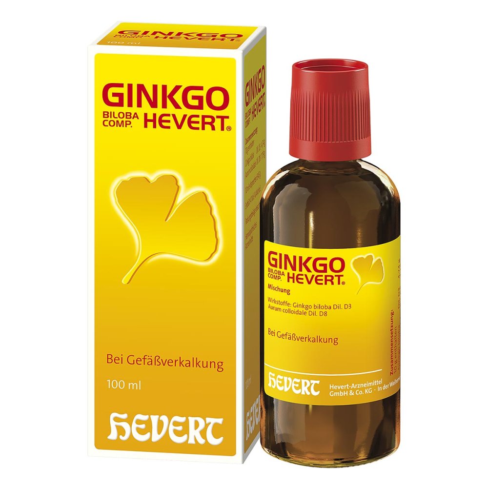 Hevert-Arzneimittel GmbH & Co. KG Ginkgo Biloba compositus Hevert Tropfen 02767450