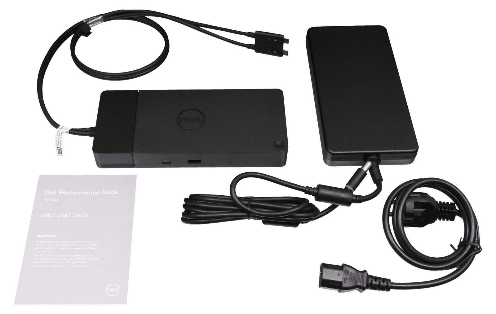 Dell Performance Dockingstation WD19DCS - USB 3.2 Gen 2 Type-C - Zwart