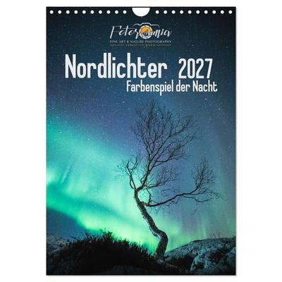 Nordlichter – Farbenspiel der Nacht (Wandkalender 2027 DIN A4 hoch), CALVENDO Monatskalender