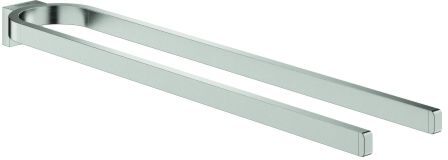 Grohe Selection Handtuchhalter 41059DC0 40 cm, 2-armig, nicht schwenkbar, supersteel