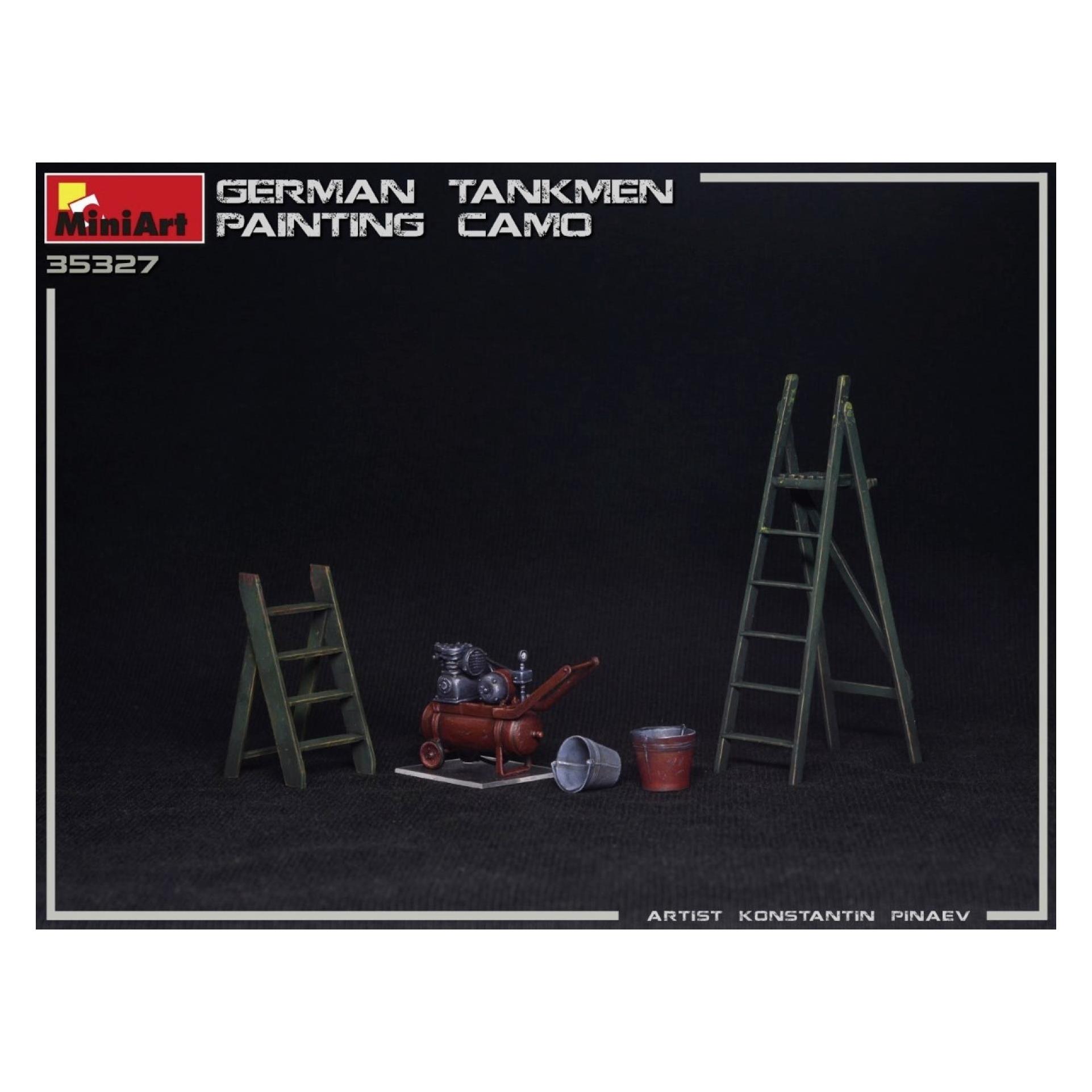 Mini art German Tankmen. Painting Camo (35327)