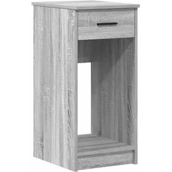 vidaXL Sonoma grauer Computer-Tower-Träger und Schublade 35x45x77 cm, Modell Soho Chic