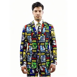 OppoSuits Strong Force Jackett - slim-fit Sakko für Karneval (48)